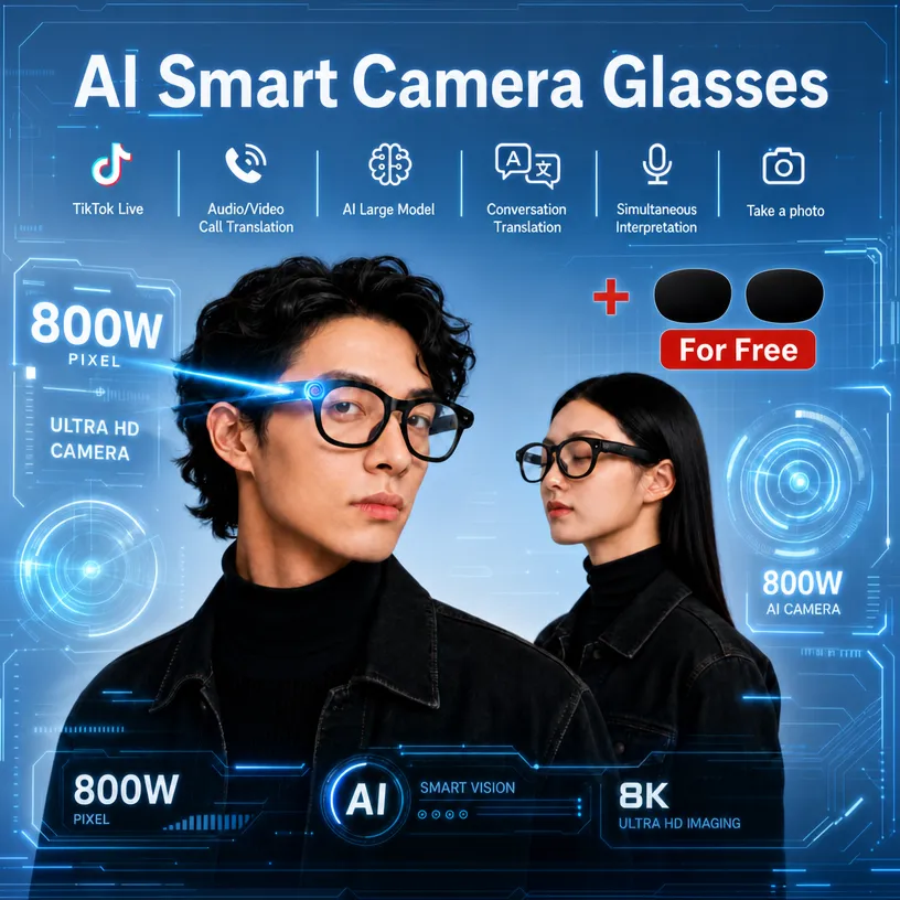 AI Smart Shooting Glasses, Sup - огляд і ціна Audio Music Free Online