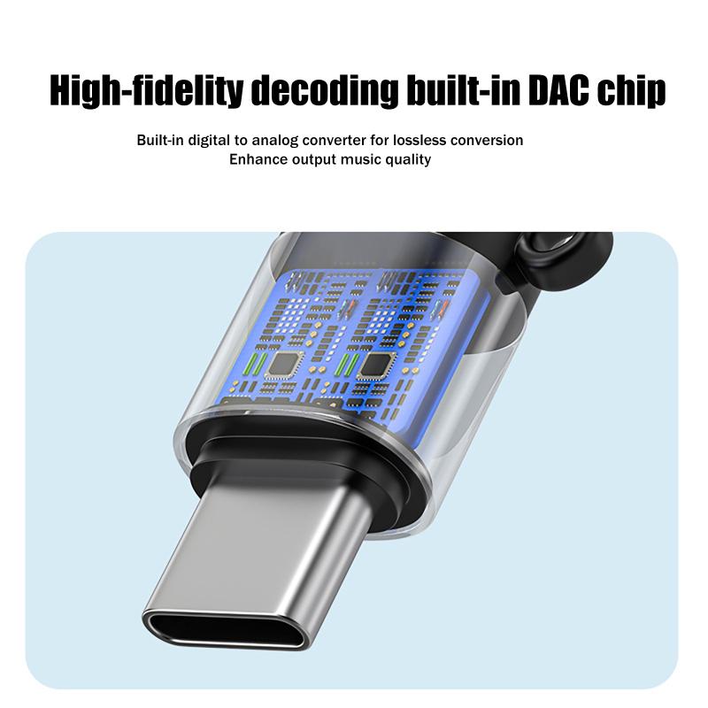 Type C to 3.5mm Jack DAC Decod - огляд і ціна Audio Music Free Online