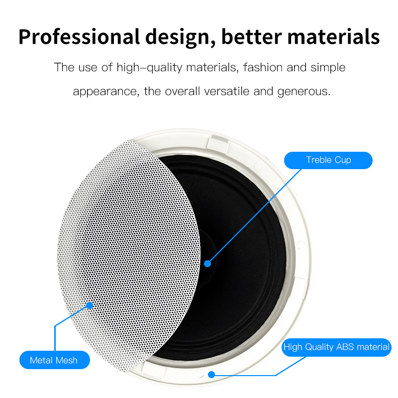 6 Inch 8ohm Ceiling Speaker Fu - огляд і ціна Audio Music Background