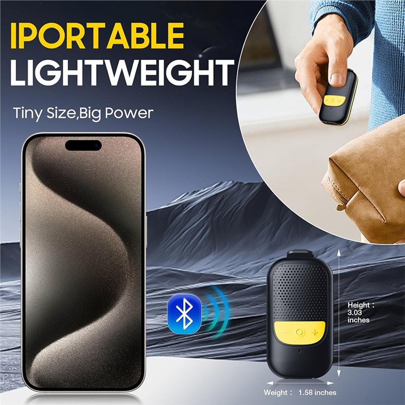 B68C Clip-On Portable Bluetoot - огляд і ціна Audio Music Free Online