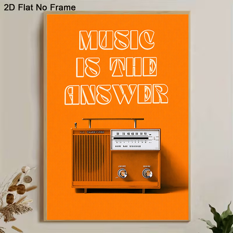 Vintage Radio Wall Art Framele - огляд і ціна Audio Music Background