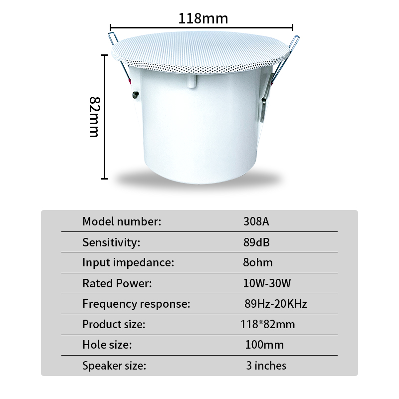 3 inch 8Ohm Surround Sound Spe - огляд і ціна Audio Music Background