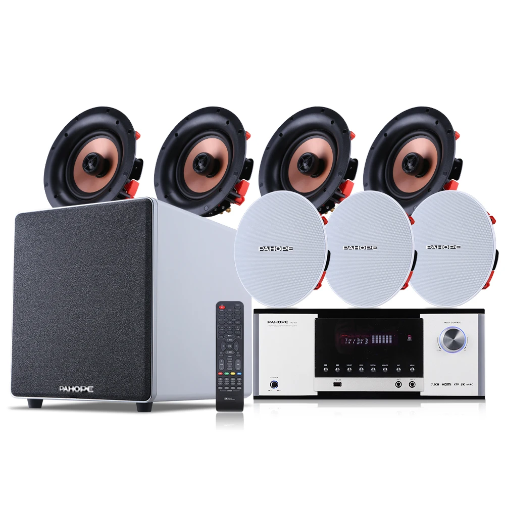 7.1 Home Theater Ceiling Speak - огляд і ціна Audio Music Background