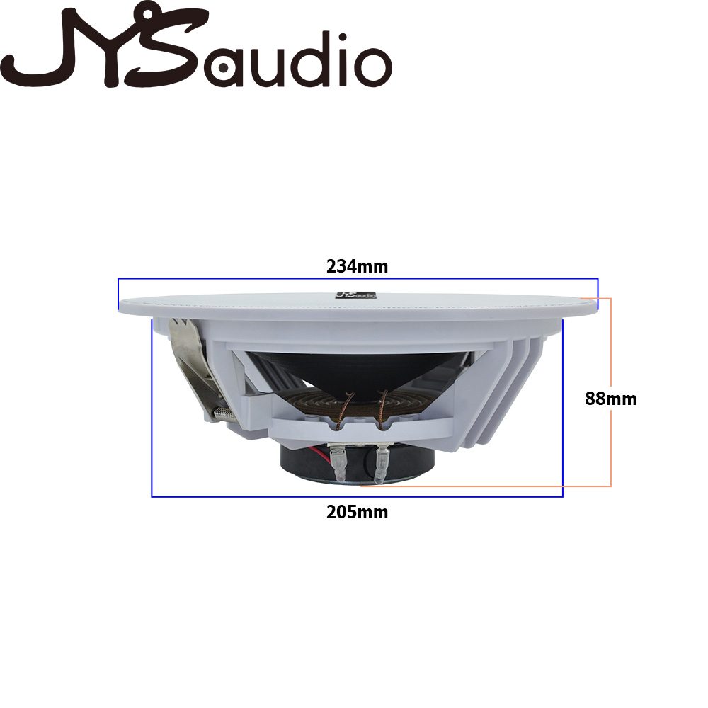 20W Ceiling Speaker Stereo 8 i - огляд і ціна Audio Music Background