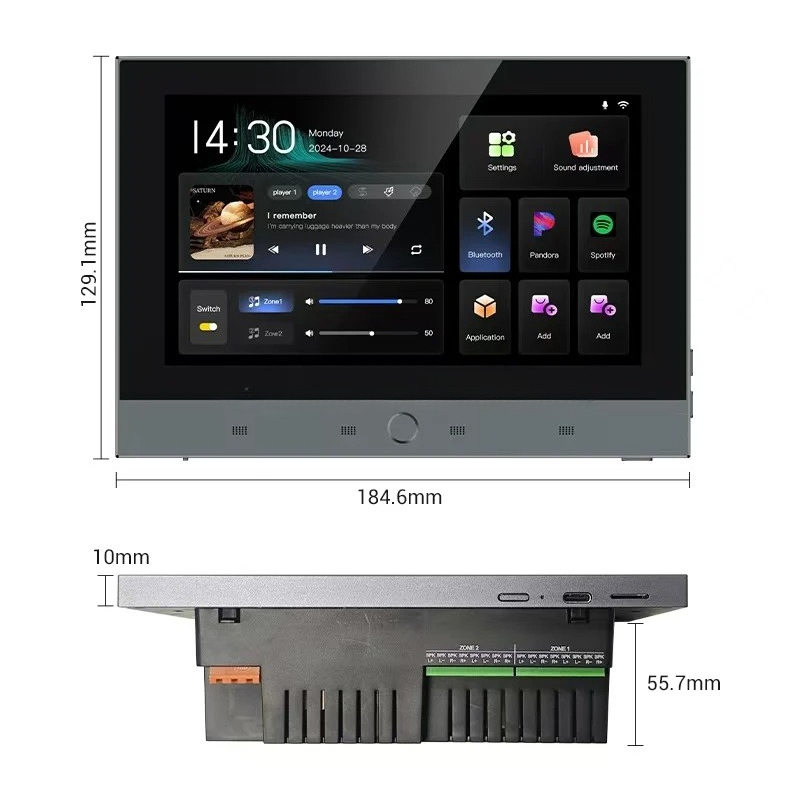 Touch Screen Remote Control Wi - огляд і ціна Audio Music Background