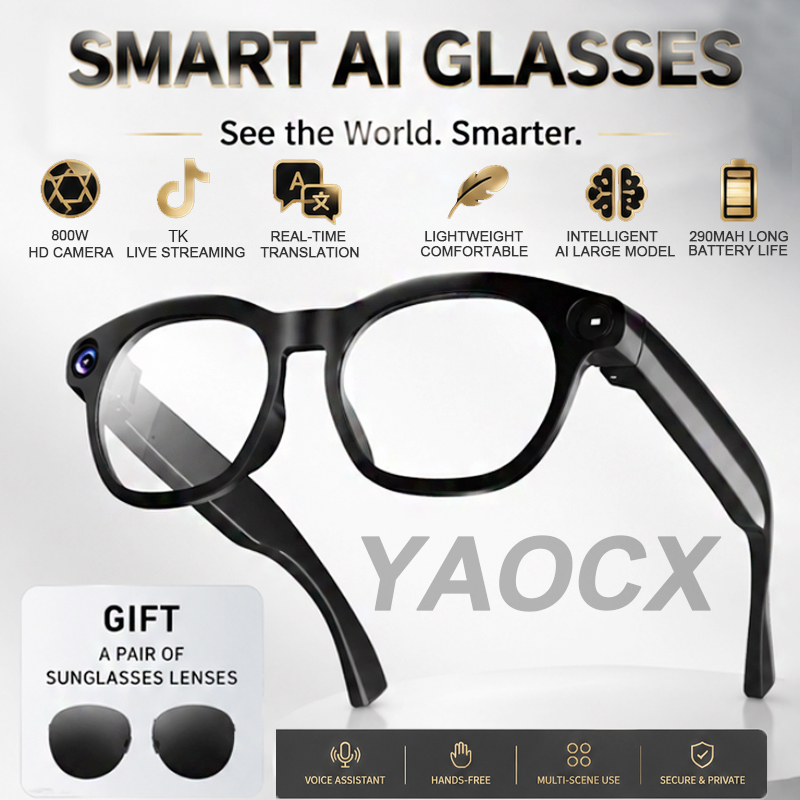 2026 Smart Glasses 800W Camera - огляд і ціна Audio Music Free Online