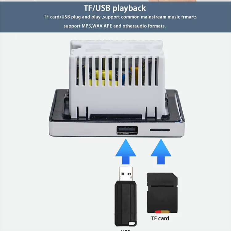 Bluetooth Wall Amplifier Home  - огляд і ціна Audio Music Background