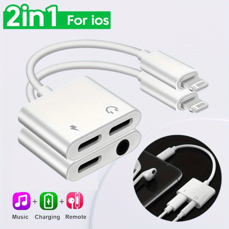 Dual‑Port 2‑in‑1 Lightning Spl - огляд і ціна Audio And Music Splitter